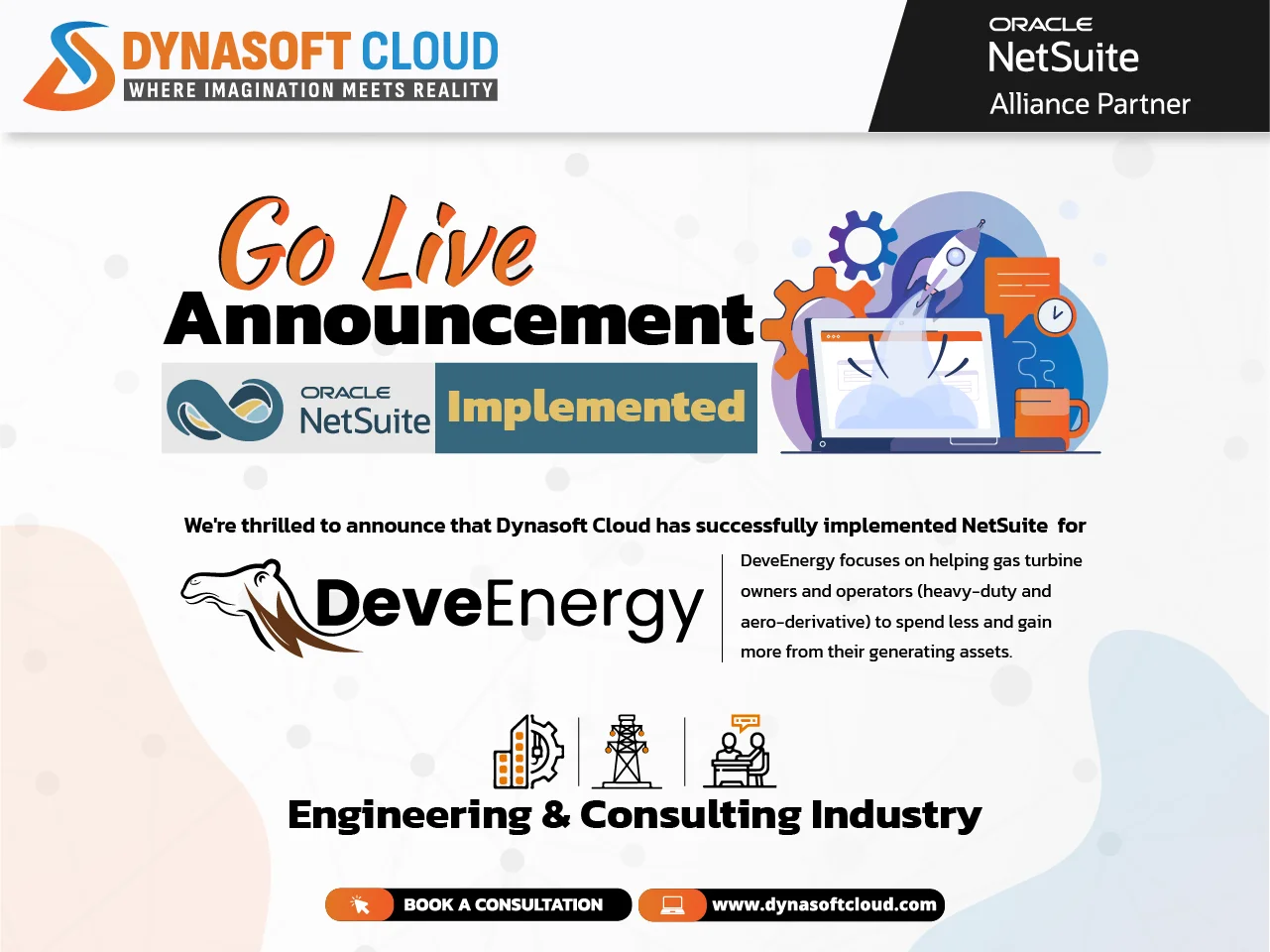 NetSuite Go Live Dynasoft Cloud UAE Deve Energy Engineering and Consulting Industry